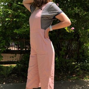🌿Dip baby pink overalls
